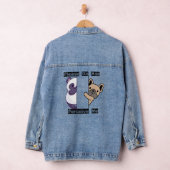 Funny Please Do Not Perceive Me Denim Jacket (Hangar)