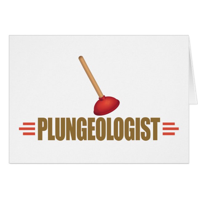 Funny Plumber (Voorkant Horizontaal)