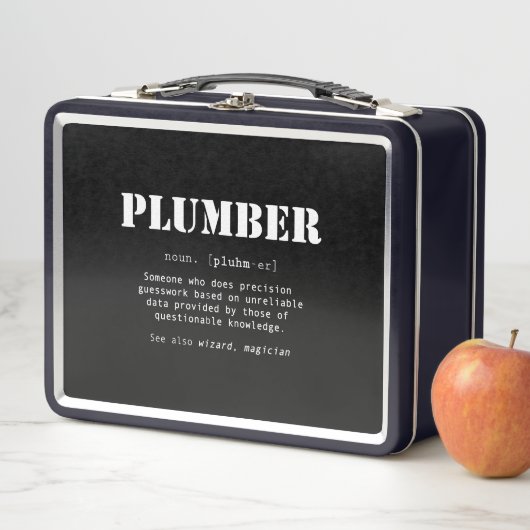 Funny Plumber Gift - Dictionary Definition (In situ)