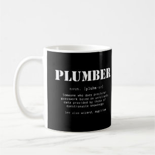 Funny Plumber Gift - Dictionary Definition Koffiemok