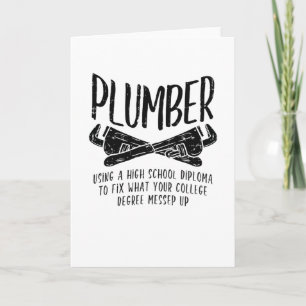 Funny Plumber Kaart