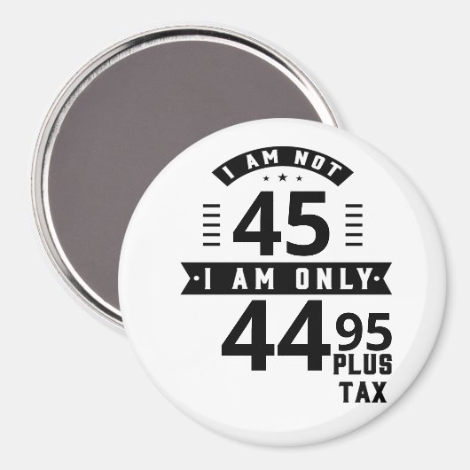 Funny Plus Tax Magnet Magneet (Voorkant / Achterkant)