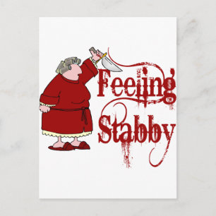 Funny PMS Stabby Briefkaart