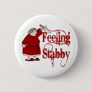 Funny PMS Stabby Ronde Button 5,7 Cm