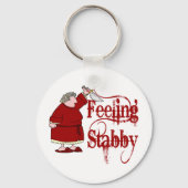 Funny PMS Stabby Sleutelhanger (Voorkant)