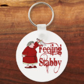 Funny PMS Stabby Sleutelhanger (Voorkant)