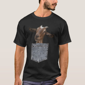 Funny Pocket Animal Peking Baby Geit T-shirt