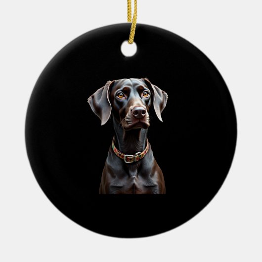 Funny Pointer Shirt Pointer Mom Dad Dog Lover Poin Keramisch Ornament (Voorkant)