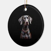 Funny Pointer Shirt Pointer Mom Dad Dog Lover Poin Keramisch Ornament (Links)