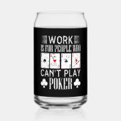 Funny poker travail mot art jeu casino (Verso)