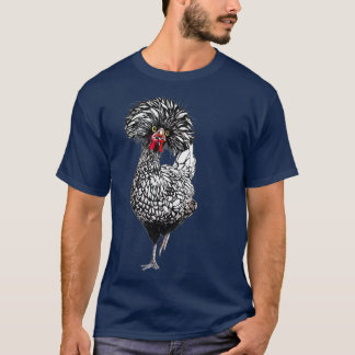 Funny Poland Chicken Backyard Chicken Coop Boerder T-shirt