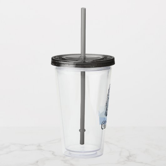 Funny Polar Beer Chillin Acryl Drinkbeker (Rechts)