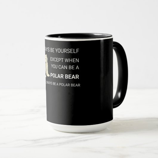 Funny Polar Beer is altijd je eigen Beer Mok (Voorkant rechts)