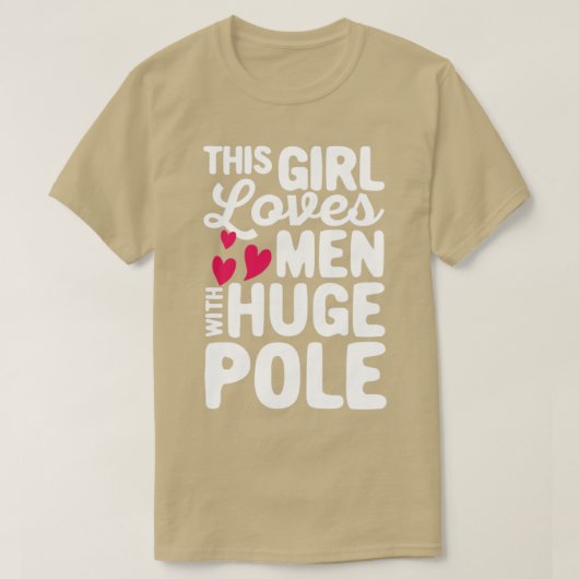 Funny Pole Vault-pool - Huge Pole T-shirt (Design voorkant)