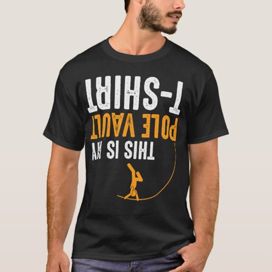 Funny Pole Vaulting Dit is mijn PowerVault T-shirt (Voorkant)