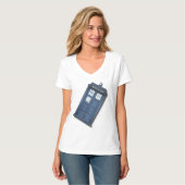 Funny Police Call Box T-shirt (Voorkant volledig)