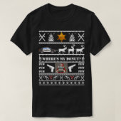 Funny Police Cop Adjunct-sheriff Ugly Kerstmis Swe T-shirt (Design voorkant)