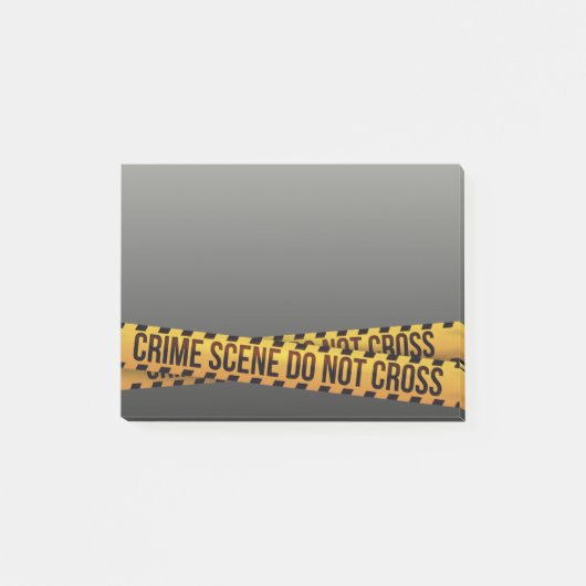 Funny Police Crime Scene Barricade Post-it® Notes (Voorkant)
