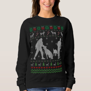 Funny Police K9 Chien laide Sweat de Noël