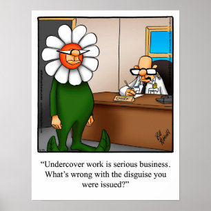 Funny Policemen Humor Poster