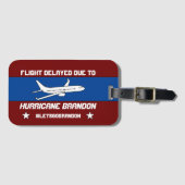 Funny Political Let's Go Hurricane Biden Walkout Bagagelabel (Voorkant (horizontaal))