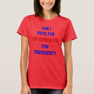 Funny Politics Stemming over het President van Gui T-shirt