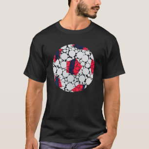 Funny Polka Dot Soccer Lover Player International T-shirt