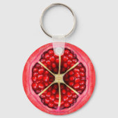 Funny Pomegranate Theme Sleutelhangers (Voorkant)