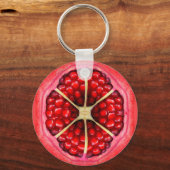 Funny Pomegranate Theme Sleutelhangers (Voorkant)