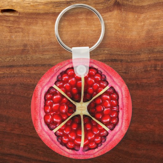 Funny Pomegranate Theme Sleutelhangers (Voorkant)