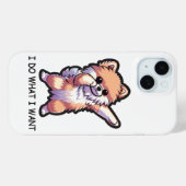 Funny Pomeranian Dog Case-Mate iPhone Case (Achterkant (horizontaal))