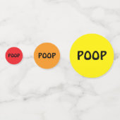 Funny Poo Confetti (Voorkanten)