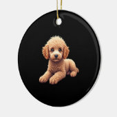Funny Poodle Animal Lover Dogs Graphic Cute Dog Ow Keramisch Ornament (Links)