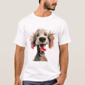 Funny Poodle Cartoon T-shirt (Voorkant)