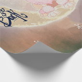 Funny Poodle | Grote vogelcadeau Cadeaupapier (Hoek)