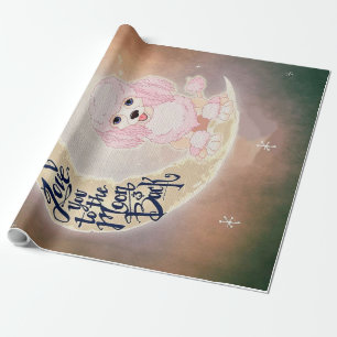 Funny Poodle   Grote vogelcadeau Cadeaupapier