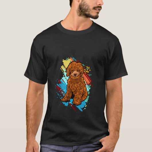 Funny Poodle Puppies Pullover (Voorkant)