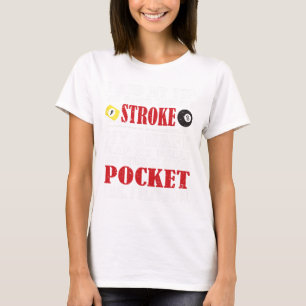 Funny Pool Billiard T-shirt Ik Rub mijn Tip Billia