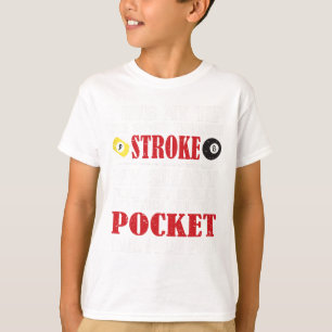 Funny Pool Billiard T-shirt Ik Rub mijn Tip Billia
