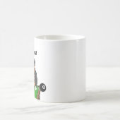 Funny Pool Hall Rebel Rottweiler Coffee Mugs (Centre)