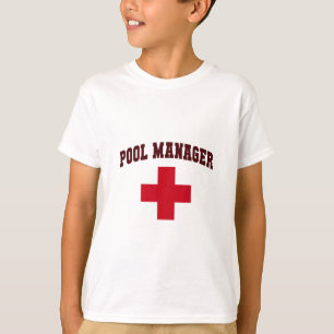Funny Pool Manager Meisjes Kamp Redders Trip Cruis T-shirt