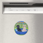 Funny Pool Party Labradors Magneet (Insitu (Vaatwasser))