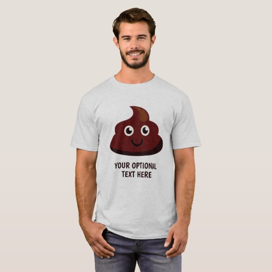 Funny POOP aangepaste shirten en jassen T-shirt (Voorkant volledig)