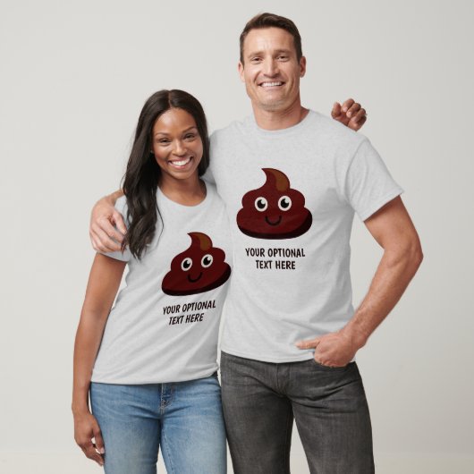 Funny POOP aangepaste shirten en jassen T-shirt (Unisex)