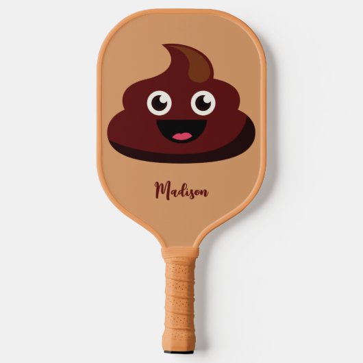 Funny Poop, douanenaam Pickleball Paddle (Achterkant)