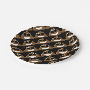 Funny Poop Emoji Papieren Bordje
