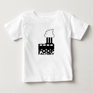 Funny "Poop Factory"-Baby Shirt