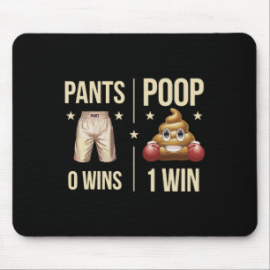 Funny Poop Toilet Humor Poop Boxing Meme Pants 0 P Muismat