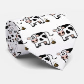 Funny Pooping Cow Stropdas (Opgerold)