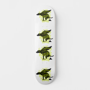 Funny Pooping Flying Dog Skateboard